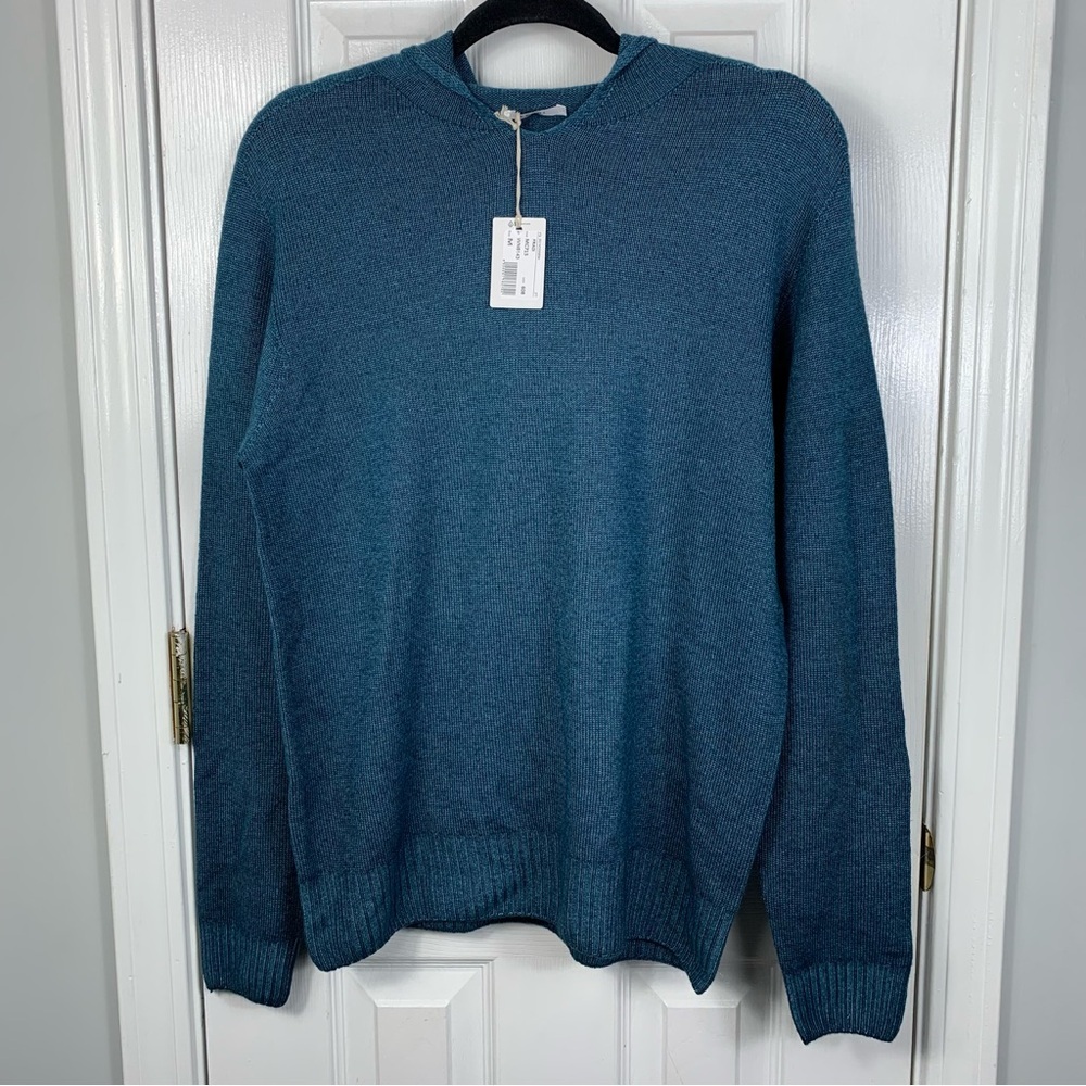Fradi Hooded Sweater Virgin Wool Size Medium